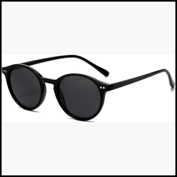 Accessories - Classic Polarized Round Sunglasses Lightweight Circle Frame